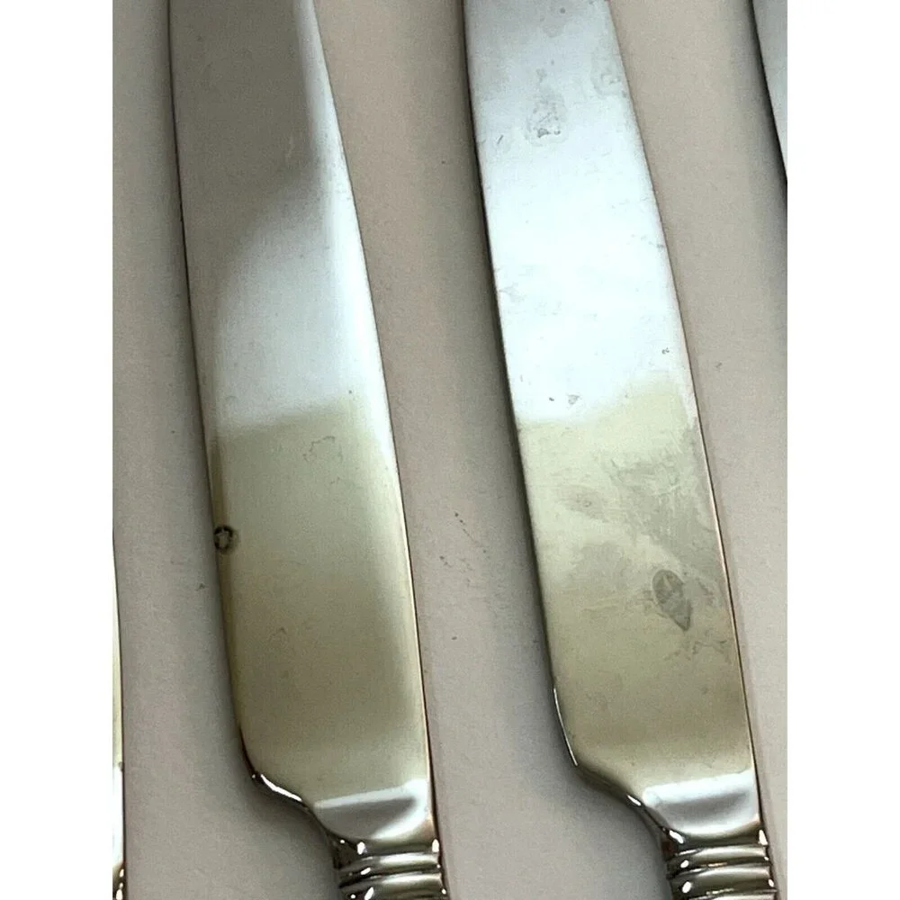 Stainless 18/0 Dinner Knife Knives PARADISE by Towle Living Collection Lot of 6